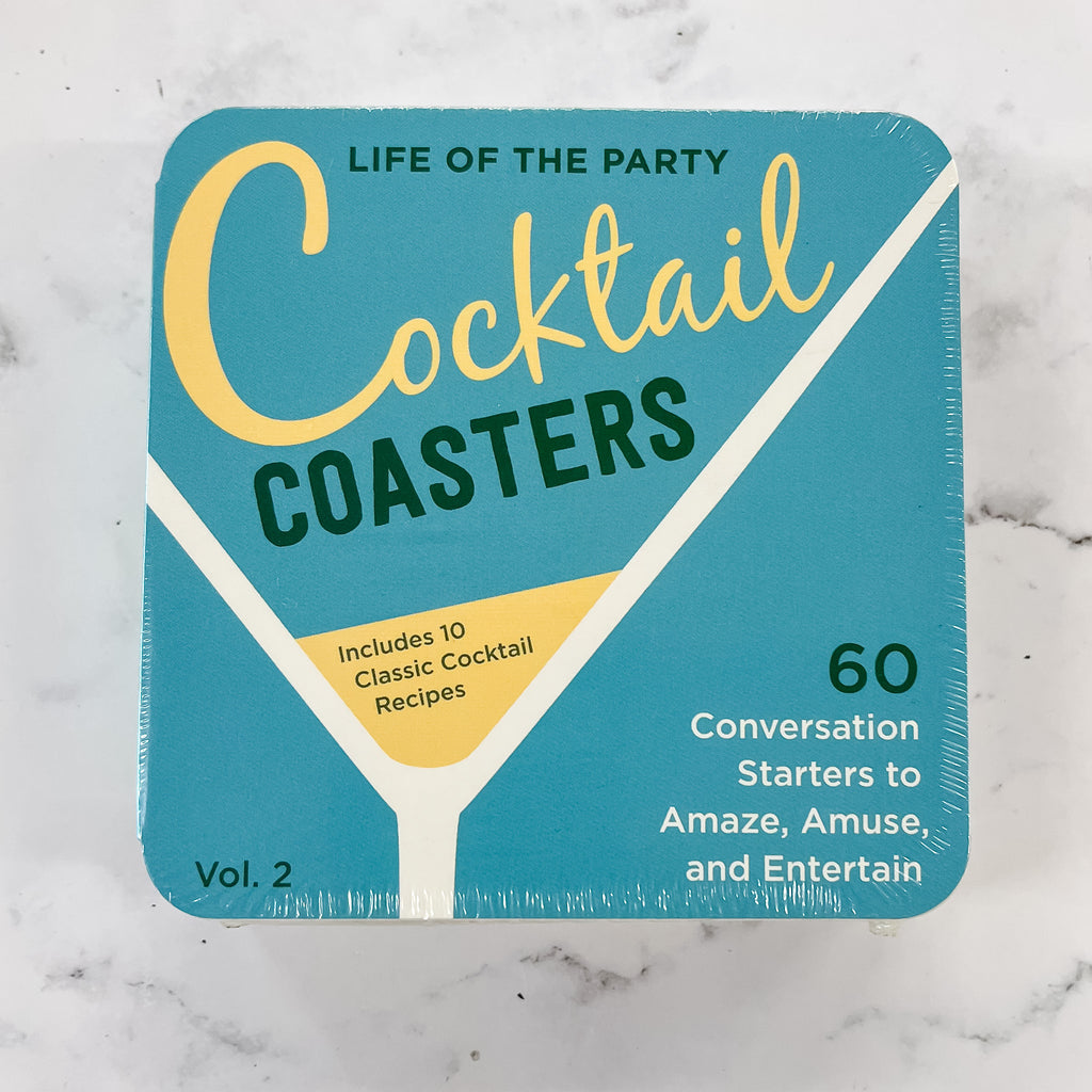 Life of the Party Cocktail Coasters (Volume 2): 60 Conversation Starters to Amaze, Amuse, and Entertain - Lyla's: Clothing, Decor & More - Plano Boutique