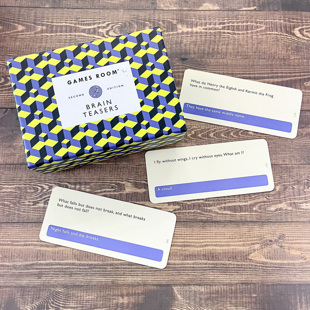 Brain Teasers Card Game - Lyla's: Clothing, Decor & More - Plano Boutique