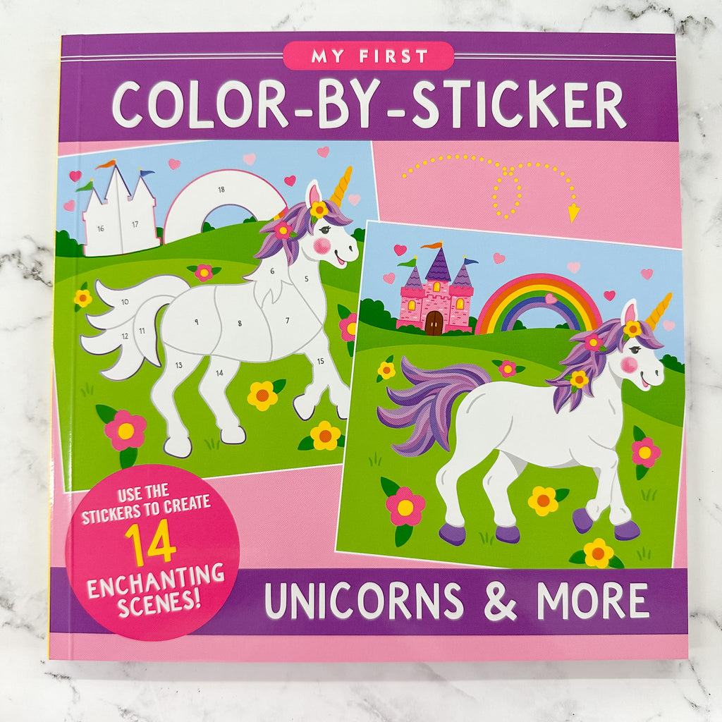 My First Color-by-Sticker Book -- Unicorns & More - Lyla's: Clothing, Decor & More - Plano Boutique