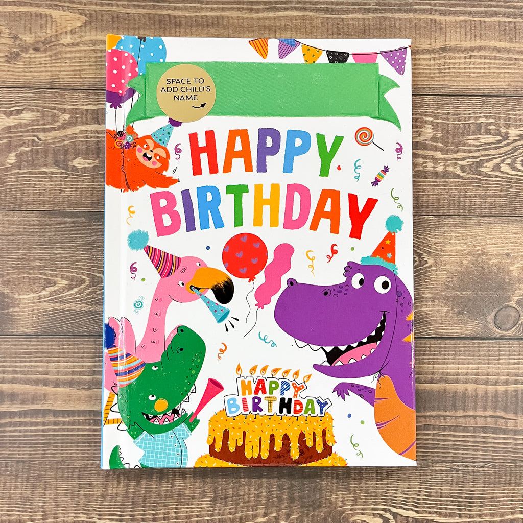 Happy Birthday: Personalized Fill-in-the-Blank Book (Greeting Card or Gift for Kids) - Lyla's: Clothing, Decor & More - Plano Boutique