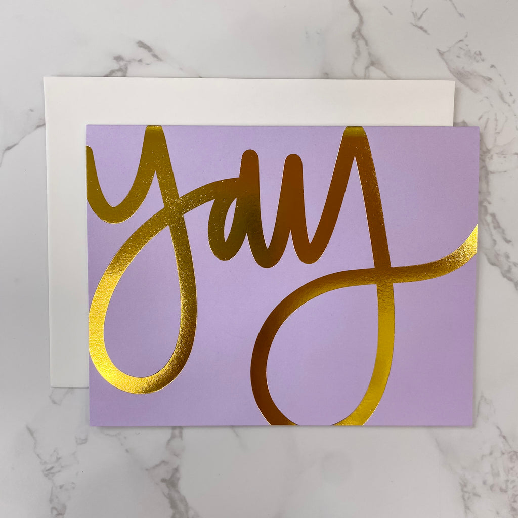 YAY Greeting Card - Lyla's: Clothing, Decor & More - Plano Boutique