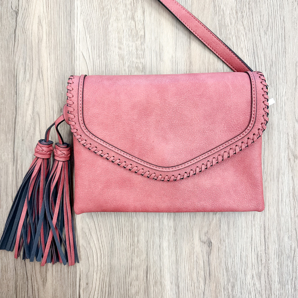 Jen & Co Sloane Crossbody Handbag - Terracotta - Lyla's: Clothing, Decor & More - Plano Boutique