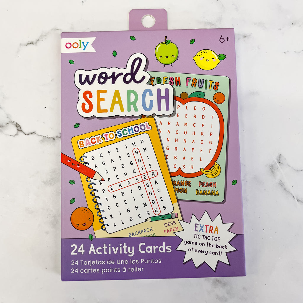 Word Search Paper Games by OOLY - Lyla's: Clothing, Decor & More - Plano Boutique