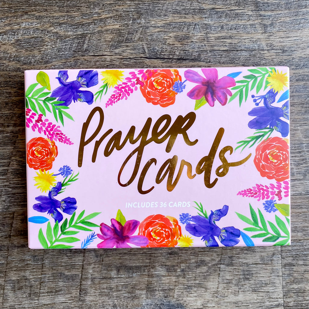 Floral Wreath Prayer Cards - Lyla's: Clothing, Decor & More - Plano Boutique
