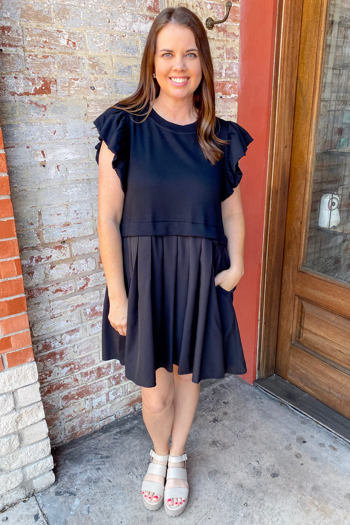 All I Need Twofer Black Dress - Lyla's: Clothing, Decor & More - Plano Boutique
