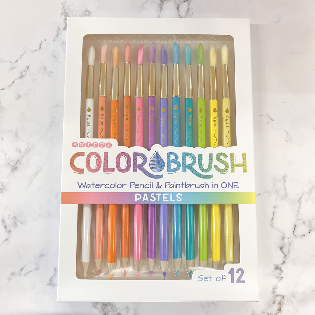 Colorbrush Watercolor Pencil/ Brush Set - Pastels - Lyla's: Clothing, Decor & More - Plano Boutique