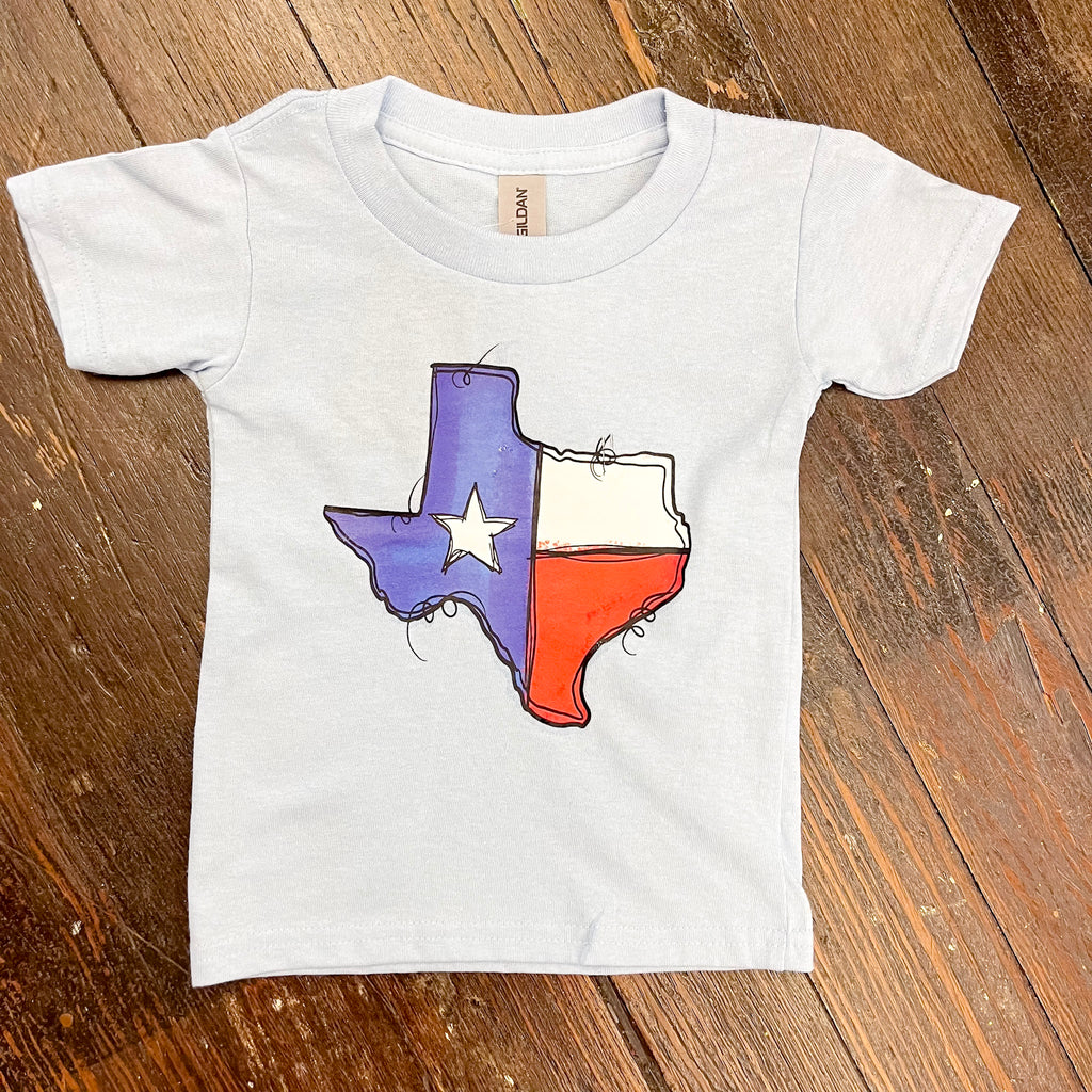 Texas Blue Kids Top - Lyla's: Clothing, Decor & More - Plano Boutique