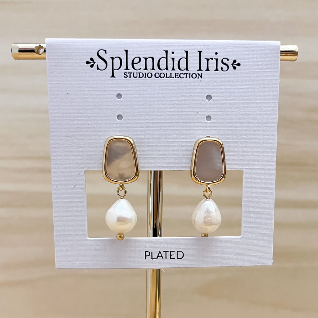 Freshwater Pearl Drop Earrings - Lyla's: Clothing, Decor & More - Plano Boutique