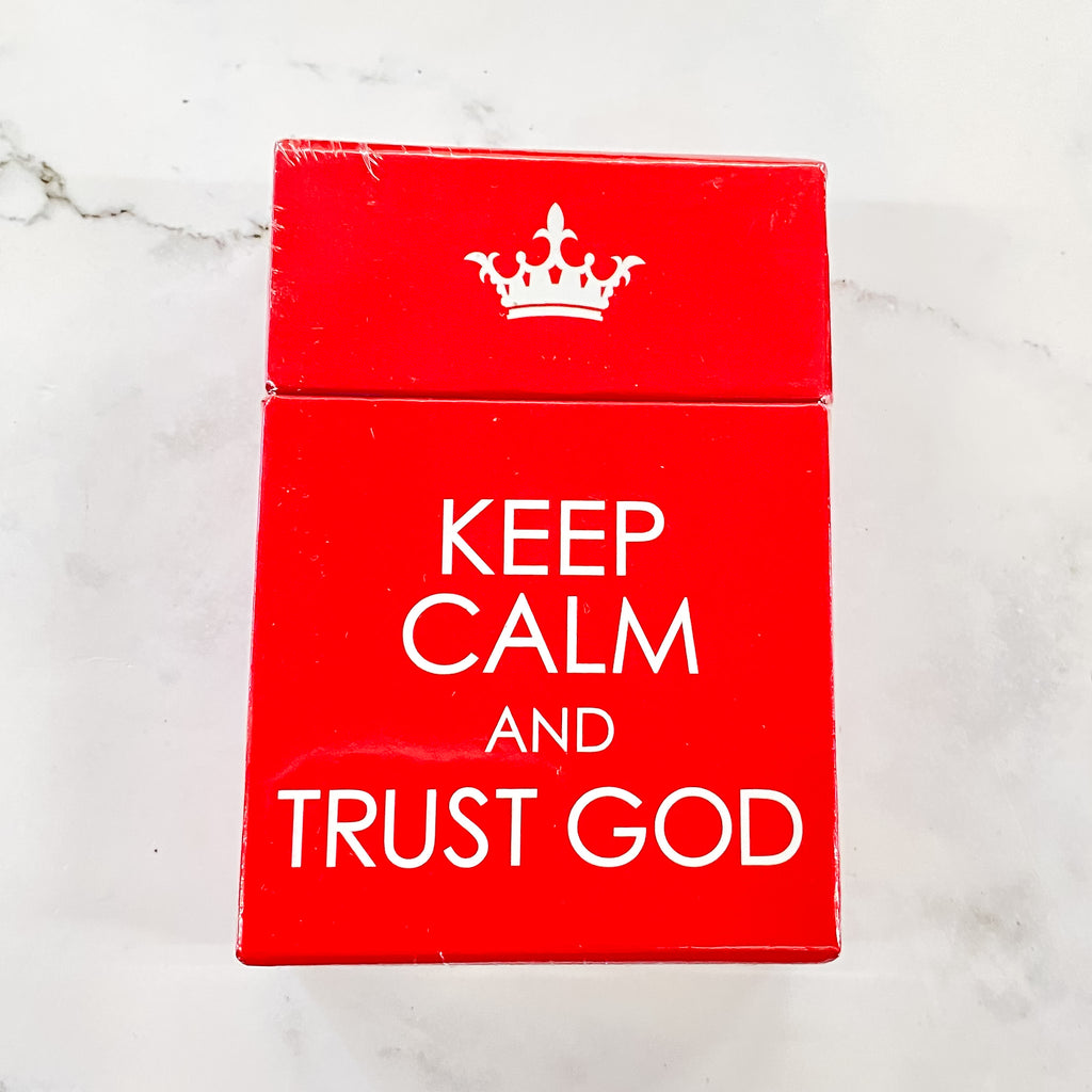 Keep Calm and Trust God Box of Blessings - Lyla's: Clothing, Decor & More - Plano Boutique