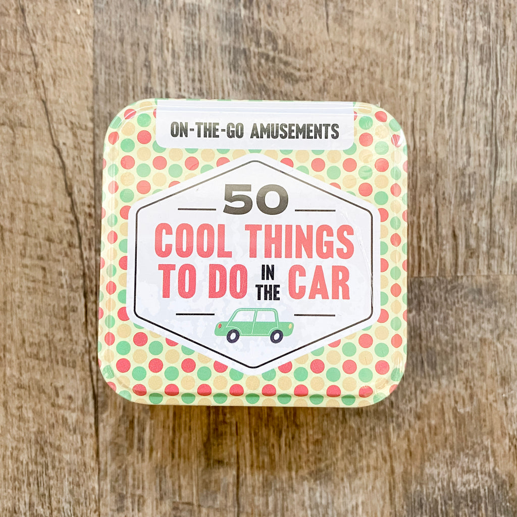 On-the-Go Amusements: 50 Cool Things to Do in the Car - Lyla's: Clothing, Decor & More - Plano Boutique