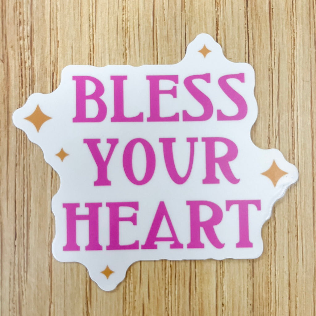 Bless Your Heart Sticker - Lyla's: Clothing, Decor & More - Plano Boutique