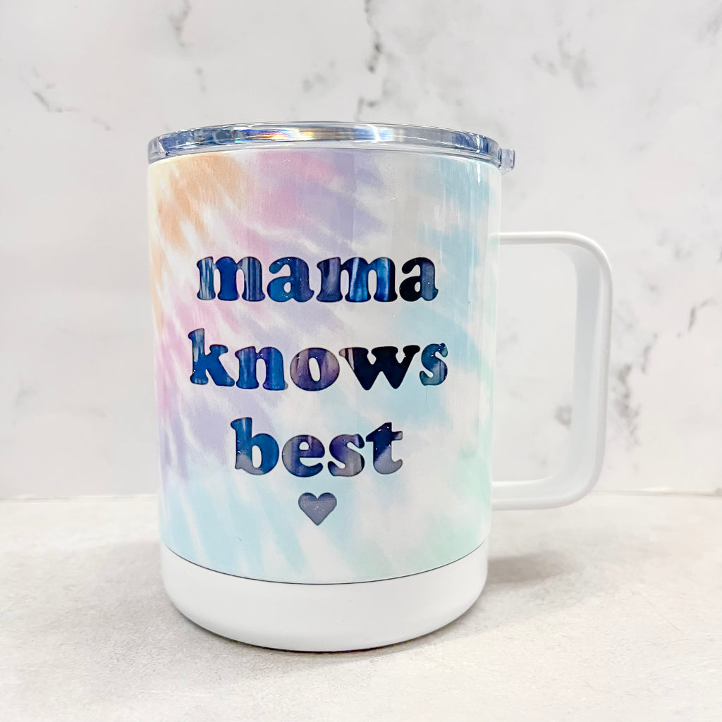 Mama Knows Best Travel Mug - Lyla's: Clothing, Decor & More - Plano Boutique