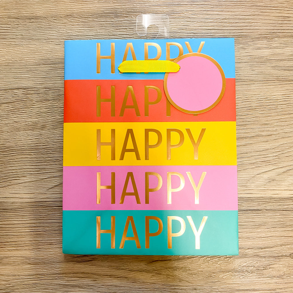 Happy Party Small Gift Bag - Lyla's: Clothing, Decor & More - Plano Boutique