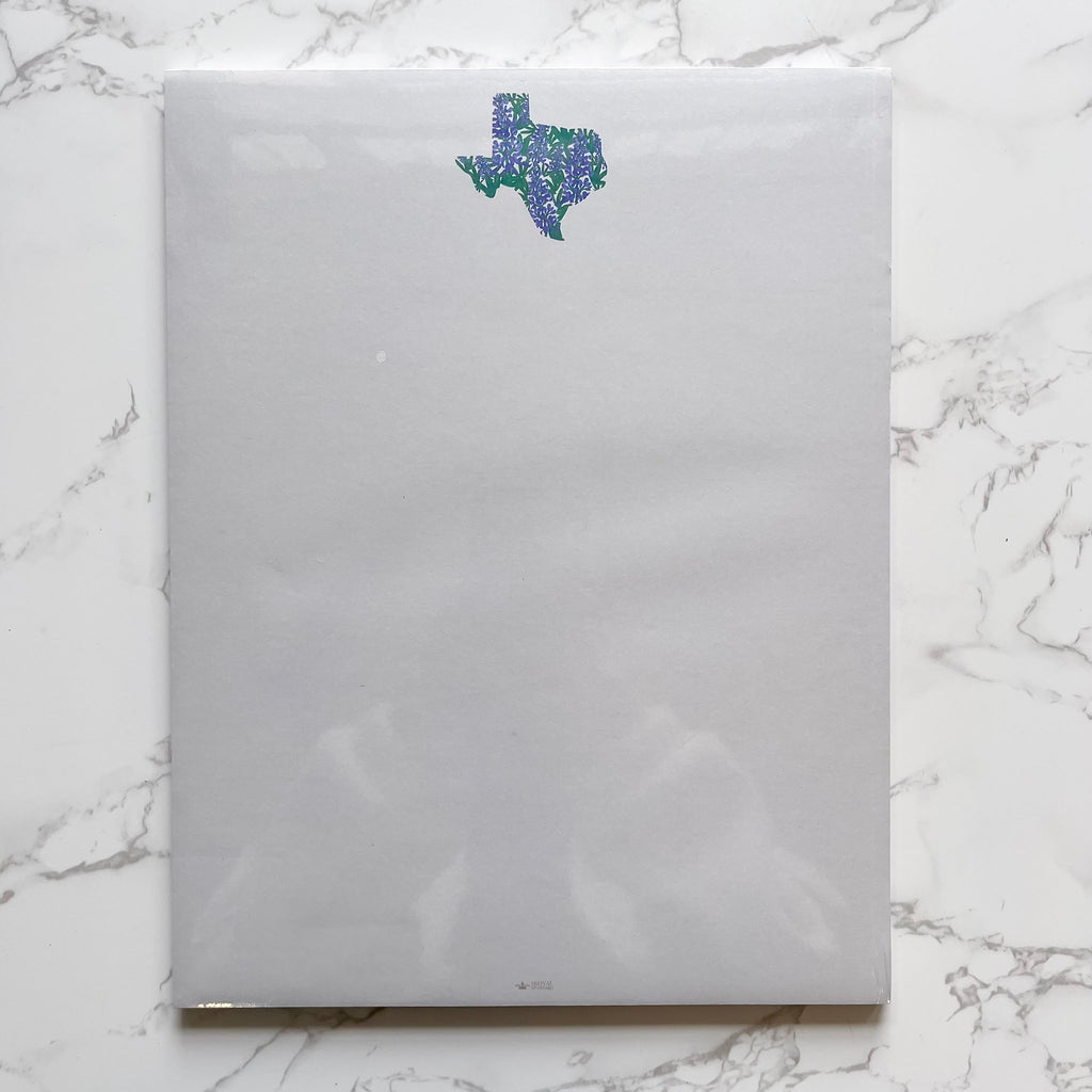 Texas Bluebonnet Notepad - Lyla's: Clothing, Decor & More - Plano Boutique