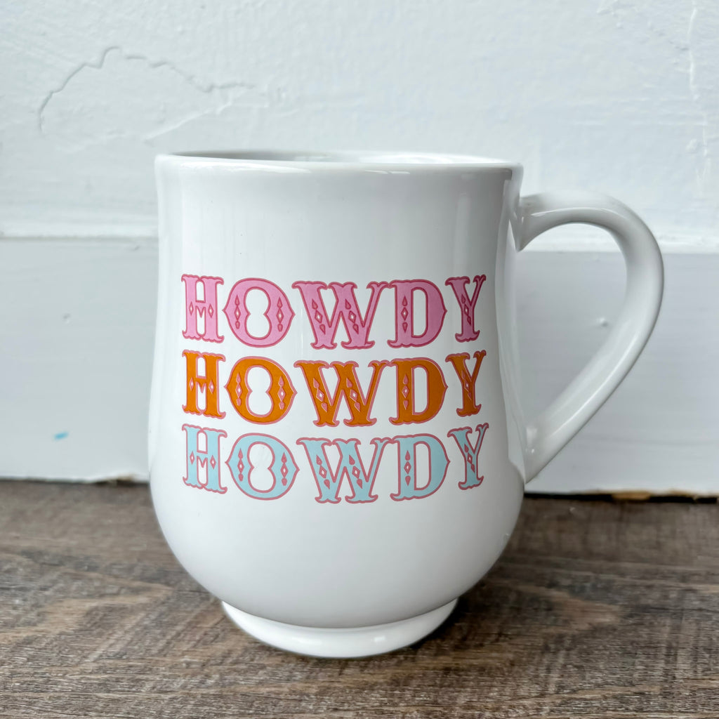 Howdy Friends Coffee Mug - Lyla's: Clothing, Decor & More - Plano Boutique