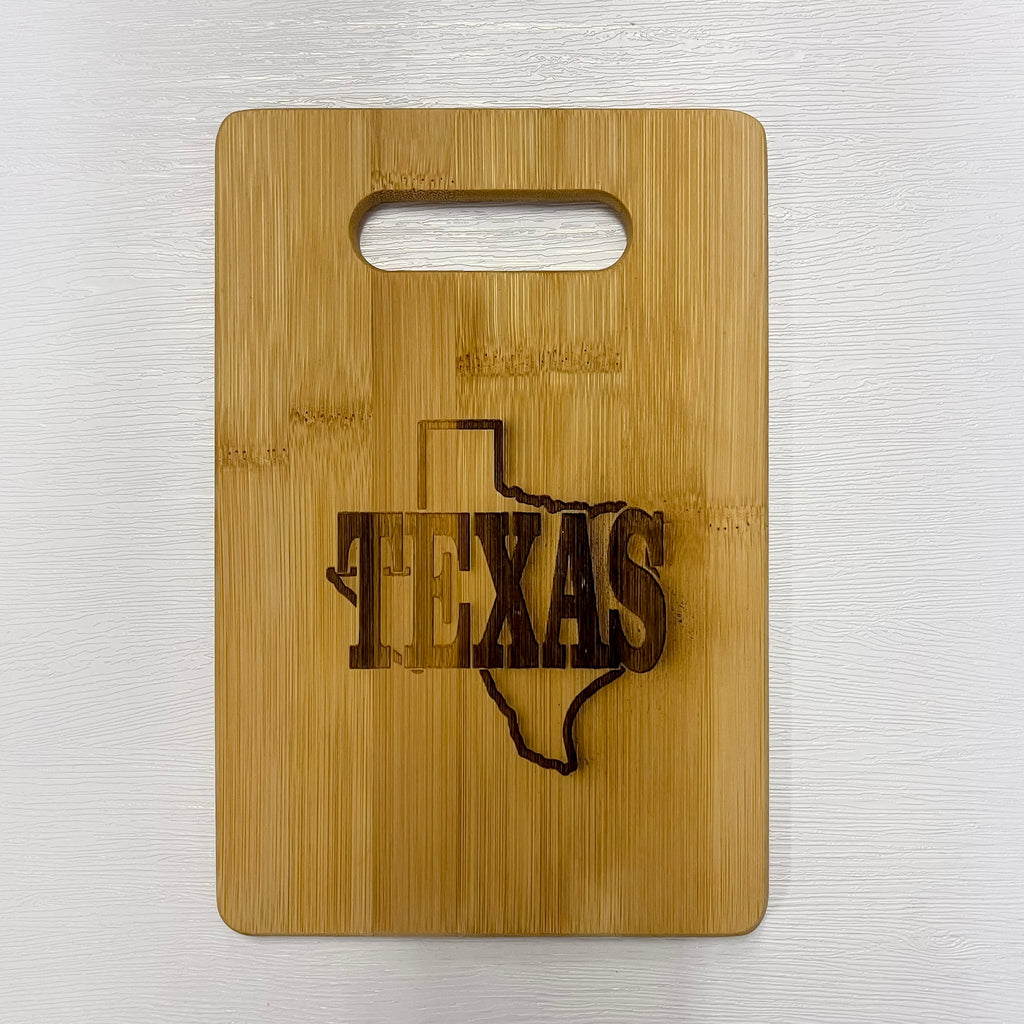Texas Mini Cutting Board - Lyla's: Clothing, Decor & More - Plano Boutique