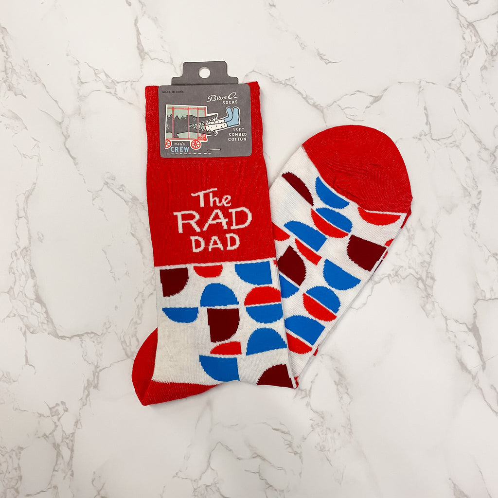 The Rad Dad Mens Socks - Lyla's: Clothing, Decor & More - Plano Boutique
