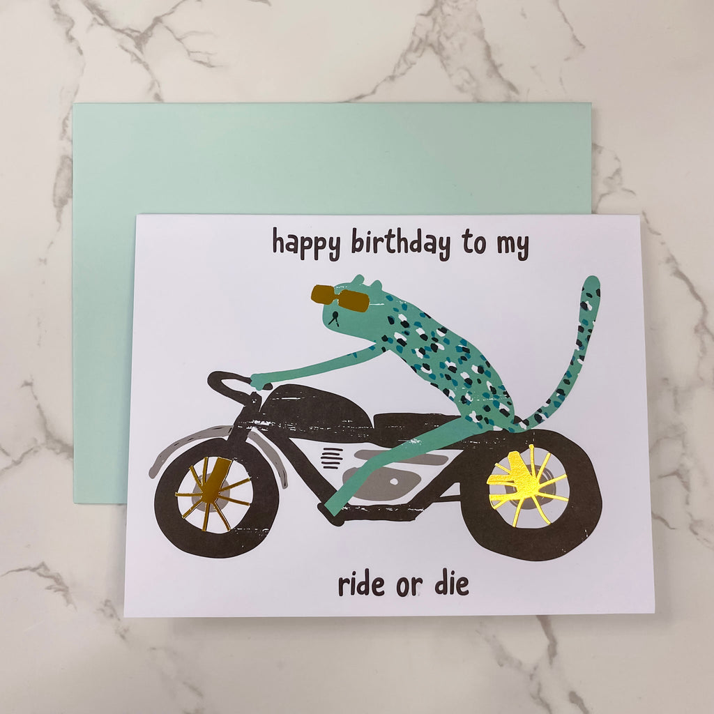 Happy Birthday to My Ride or Die Card - Lyla's: Clothing, Decor & More - Plano Boutique