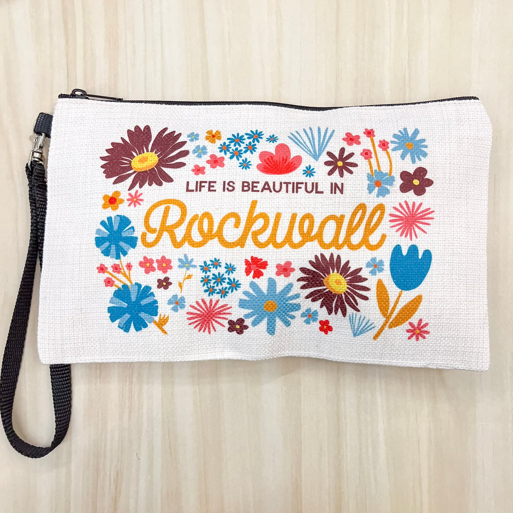 Life Is Beautiful in Rockwall Pouch - Lyla's: Clothing, Decor & More - Plano Boutique