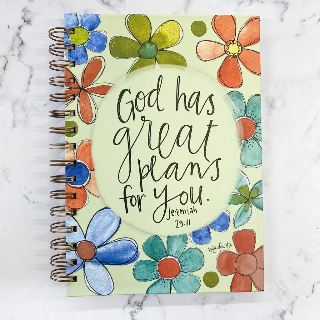 God Has Great Plans for You Wire Journal - Lyla's: Clothing, Decor & More - Plano Boutique