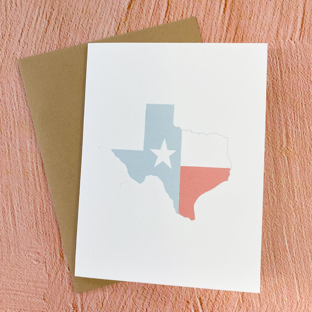 Texas Flag Card - Lyla's: Clothing, Decor & More - Plano Boutique