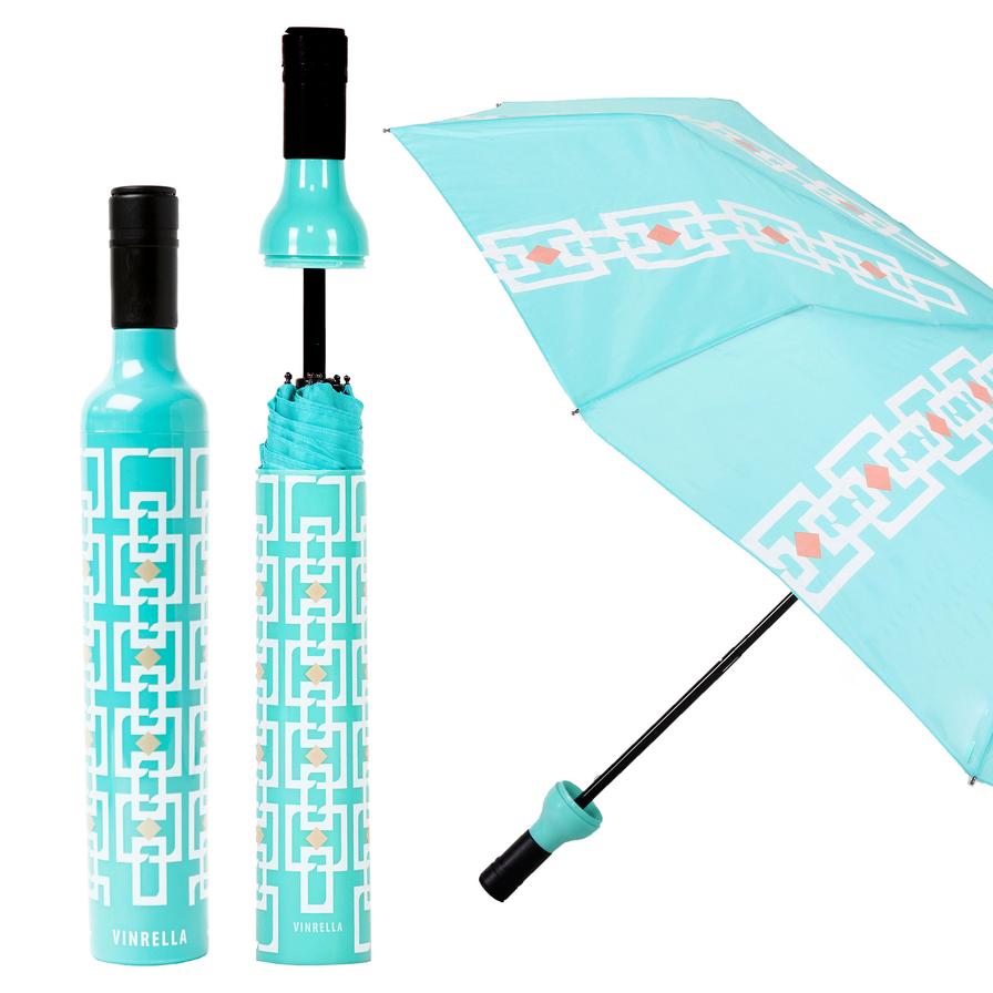 Vintage Turquoise Bottle Umbrella - Lyla's: Clothing, Decor & More - Plano Boutique