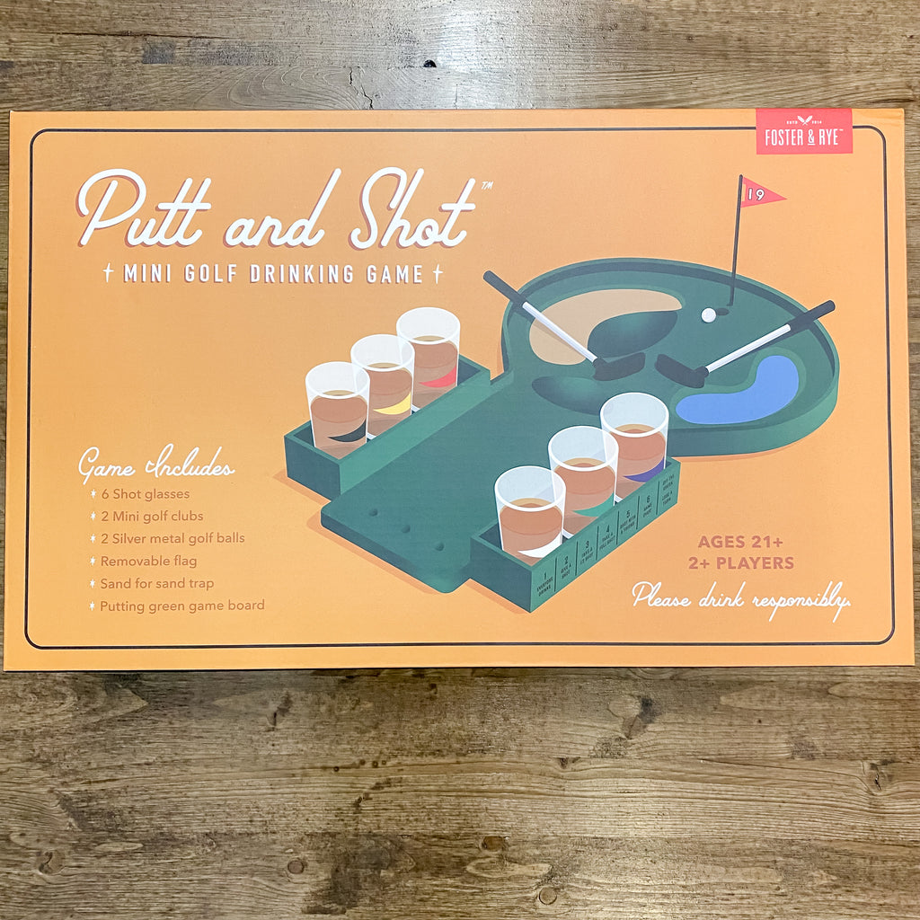 Putt & Shot Mini Golf Drinking Game - Lyla's: Clothing, Decor & More - Plano Boutique