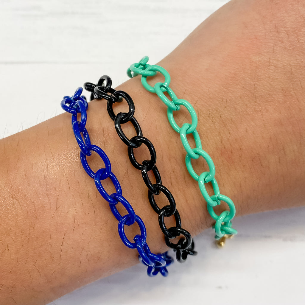 Linny And Co Gwen Chain Bracelet - Lyla's: Clothing, Decor & More - Plano Boutique