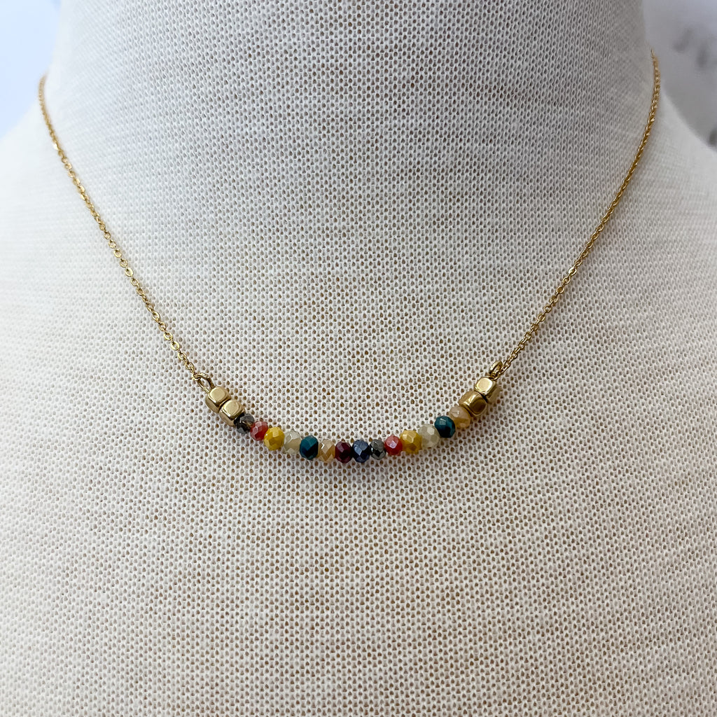 Bright Multi Color Necklace - Lyla's: Clothing, Decor & More - Plano Boutique