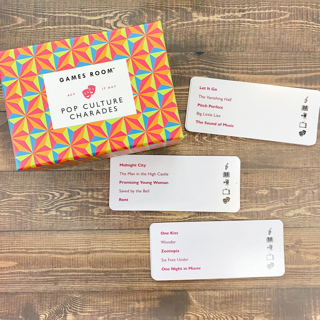 Pop Culture Charades Card Game - Lyla's: Clothing, Decor & More - Plano Boutique