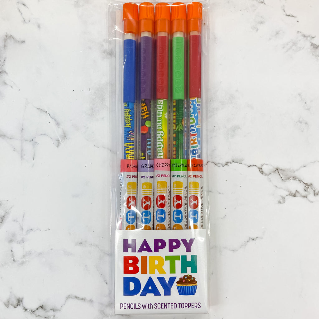 Snifty Happy Birthday Pencil Pack - Lyla's: Clothing, Decor & More - Plano Boutique