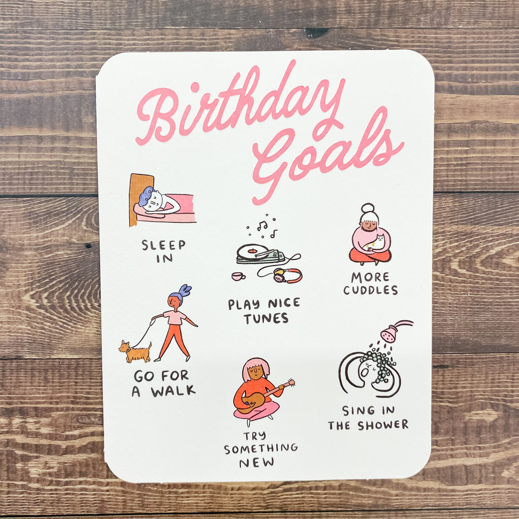 Birthday Goals Card - Lyla's: Clothing, Decor & More - Plano Boutique