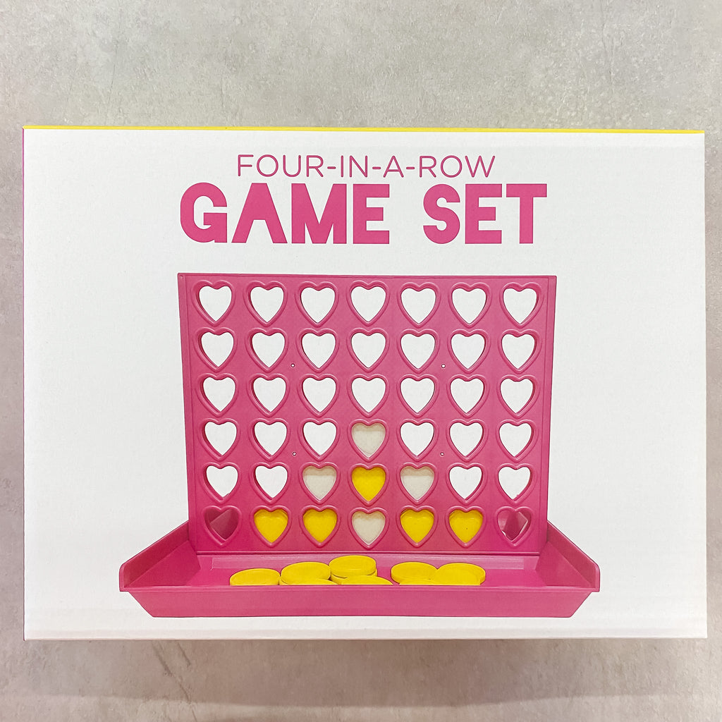 Four In A Row Game Set - Lyla's: Clothing, Decor & More - Plano Boutique