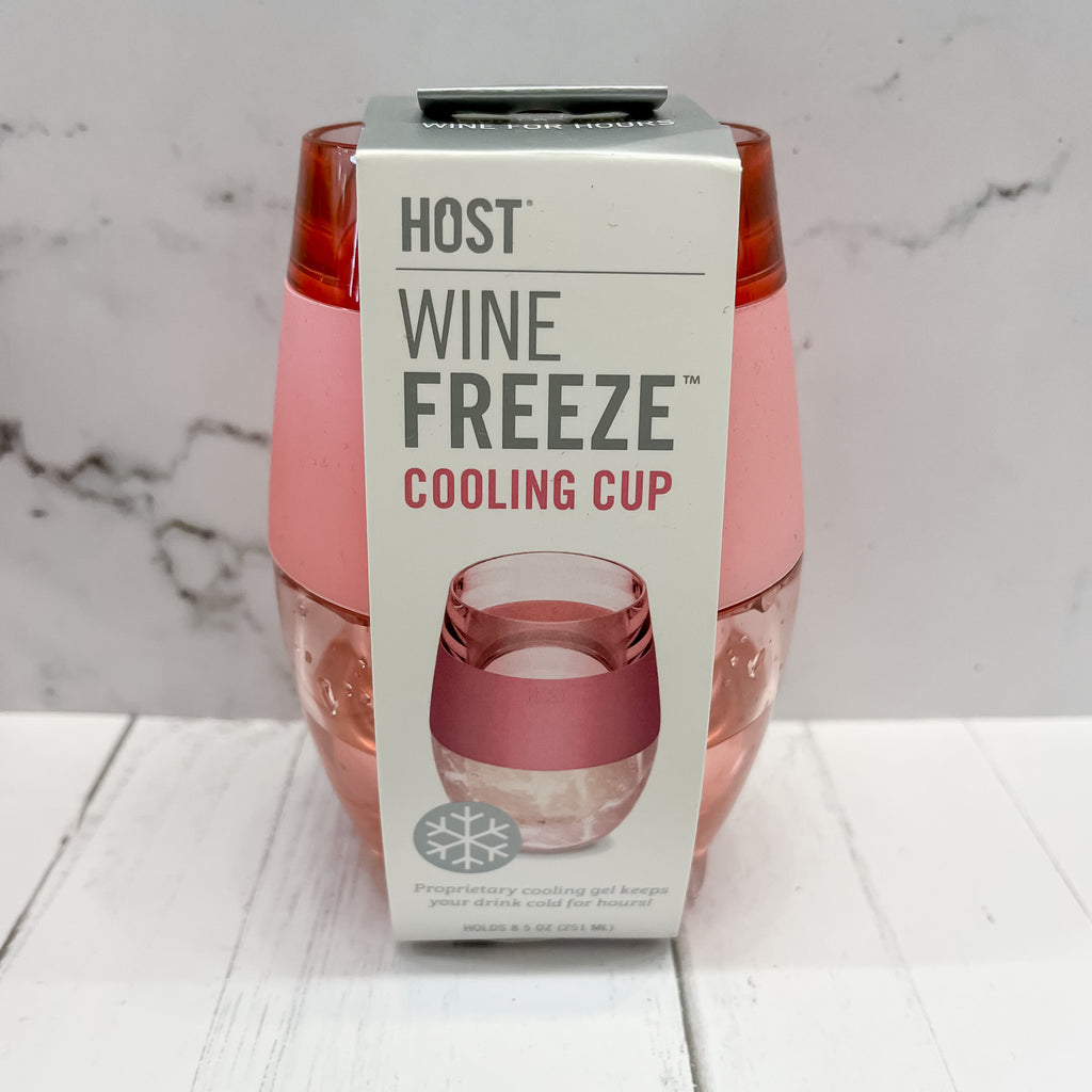 HOST Wine Freeze Cup: Light Pink - Lyla's: Clothing, Decor & More - Plano Boutique