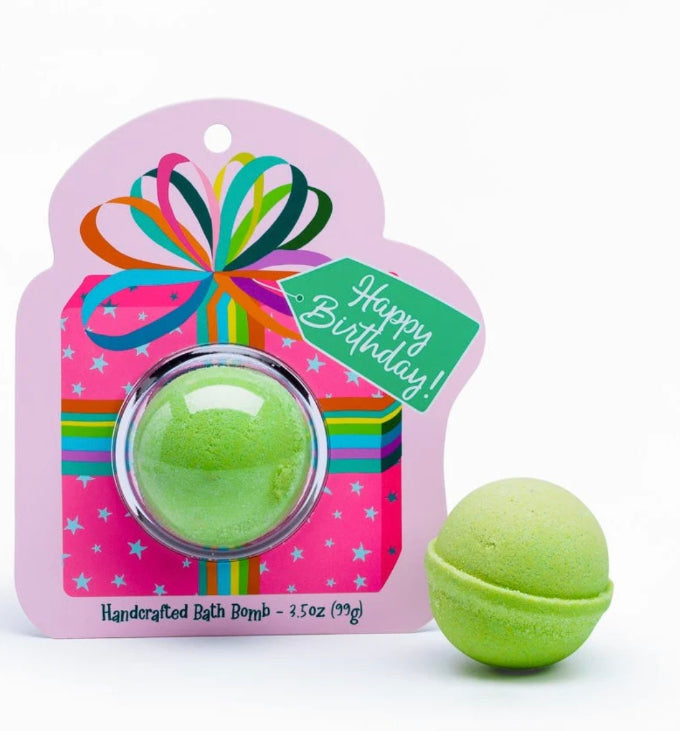 Happy Birthday Bath Bomb Clamshell by Cait & Co - Lyla's: Clothing, Decor & More - Plano Boutique