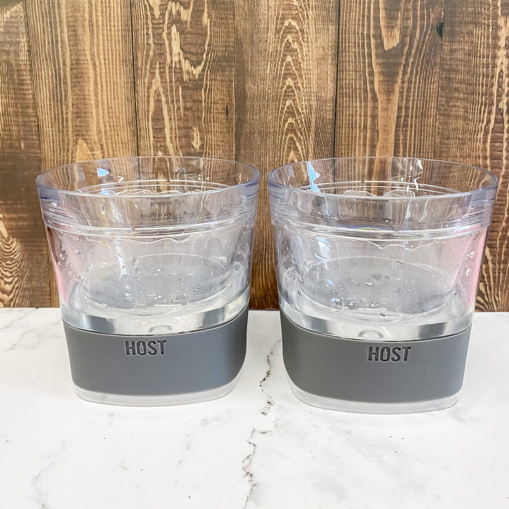 HOST Whiskey Freeze Cooling Cups Set in Grey - Lyla's: Clothing, Decor & More - Plano Boutique