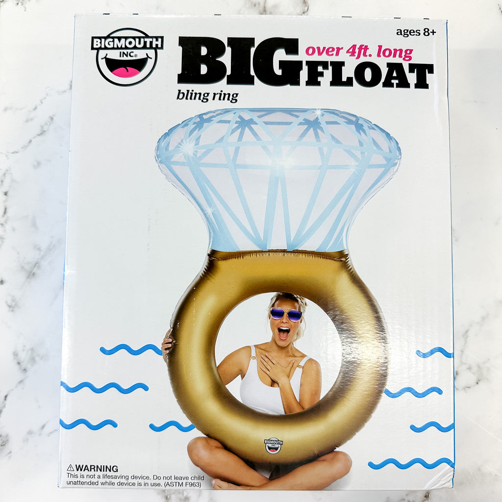 Bling Ring Pool Float - Lyla's: Clothing, Decor & More - Plano Boutique