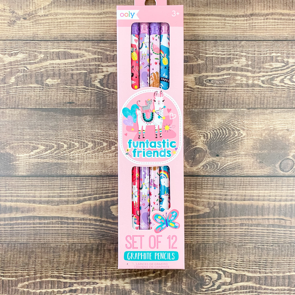 Funtastic Friends Pencil Set by OOLY - Lyla's: Clothing, Decor & More - Plano Boutique