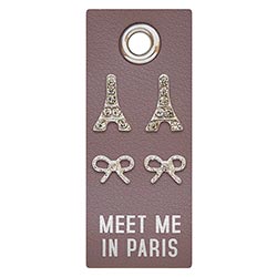 Meet Me In Paris Earring Set - Lyla's: Clothing, Decor & More - Plano Boutique