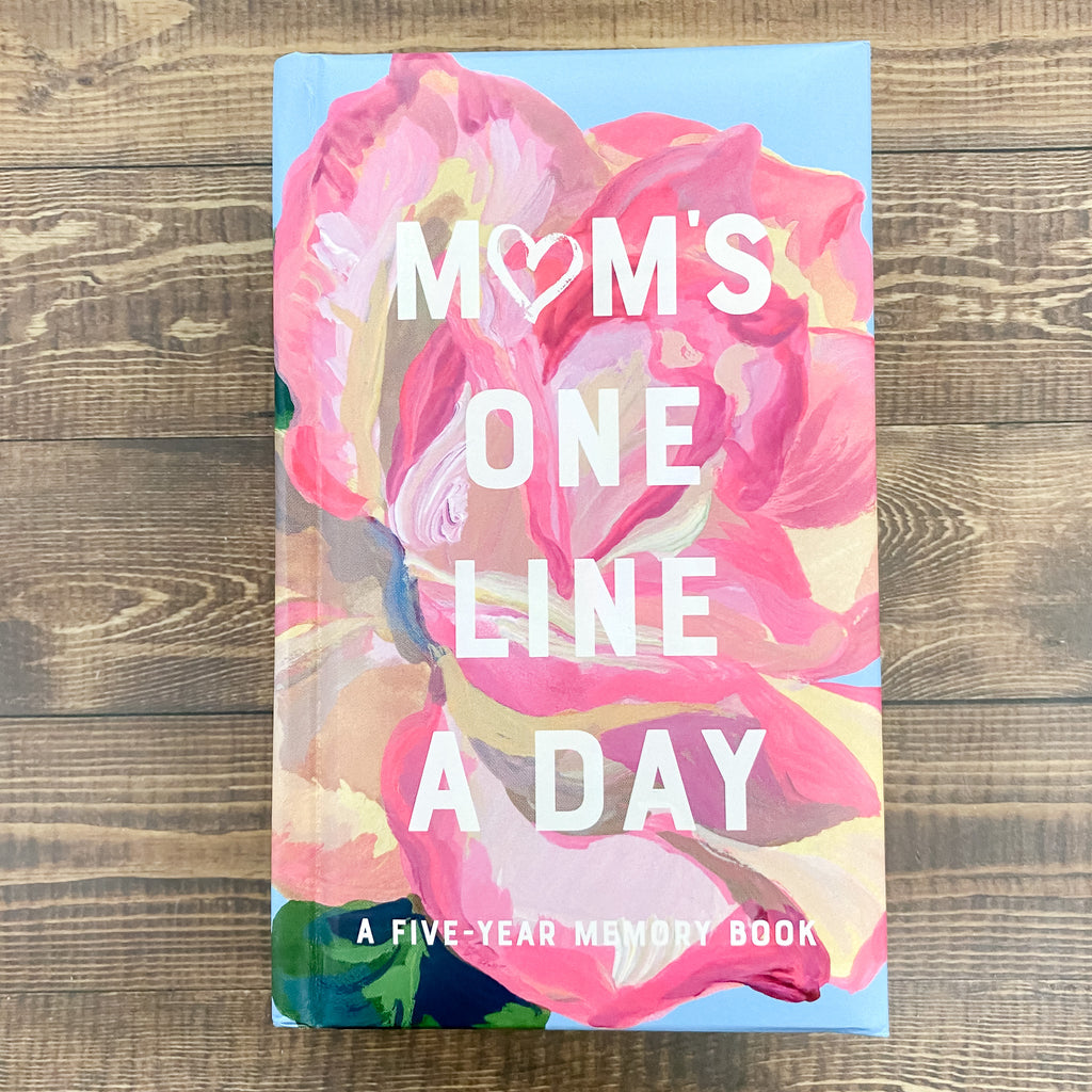 Mom's One Line a Day Floral Memory Book - Lyla's: Clothing, Decor & More - Plano Boutique