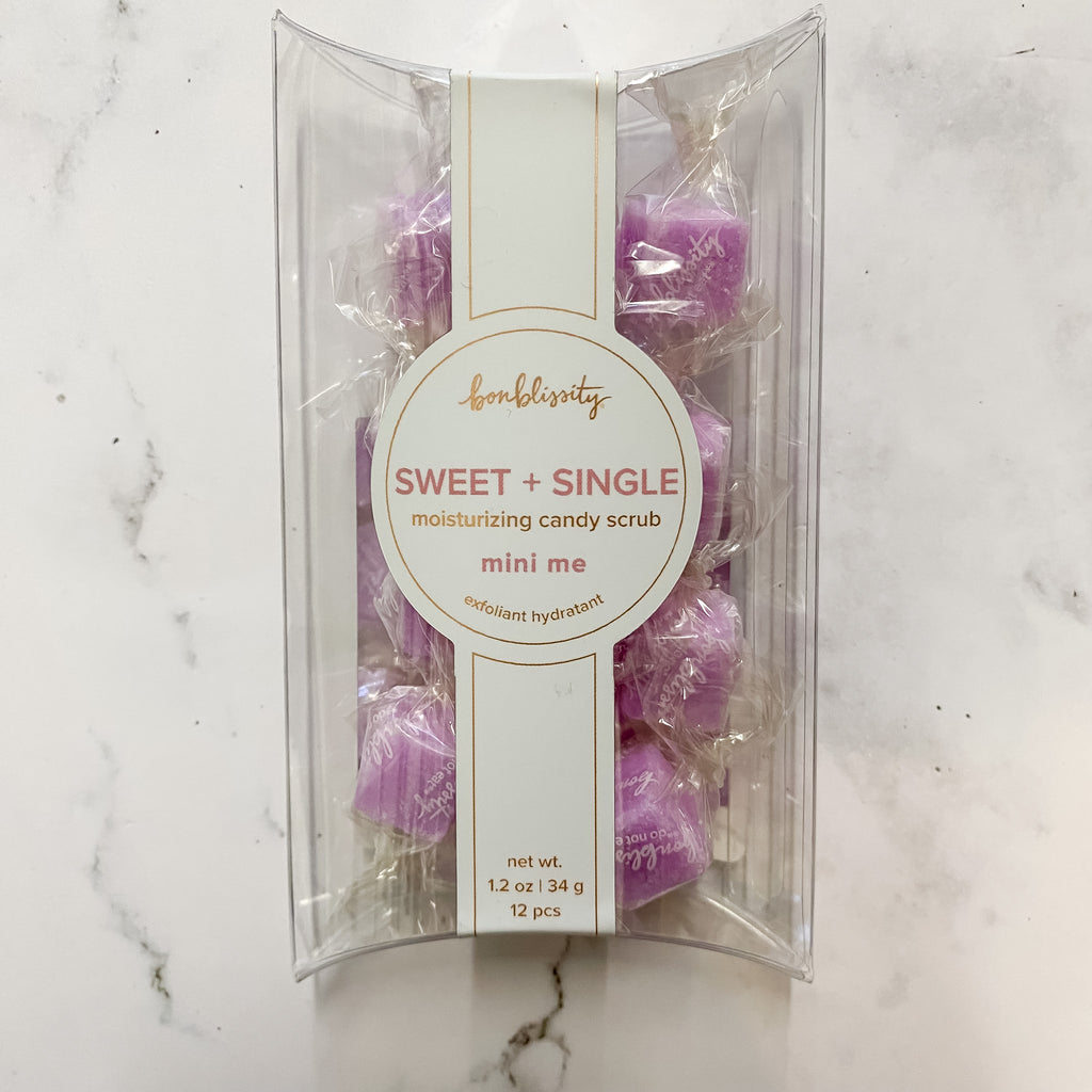 Sweet and Single Candy Scrub - Lavender Luxury by Bonblassity - Lyla's: Clothing, Decor & More - Plano Boutique