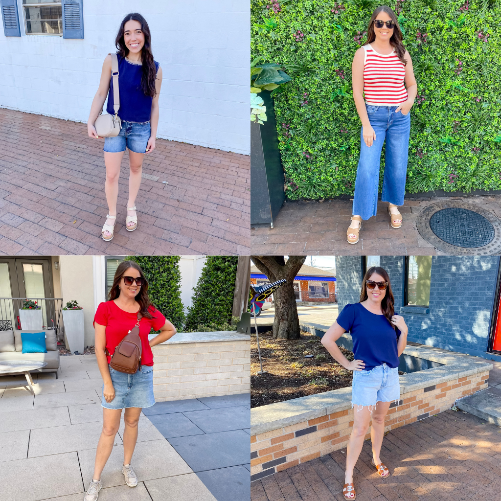 Celebrate in style with Lyla’s Clothing! Find patriotic party outfits for Memorial Day and July 4th — available online and at our Rockwall and Plano locations