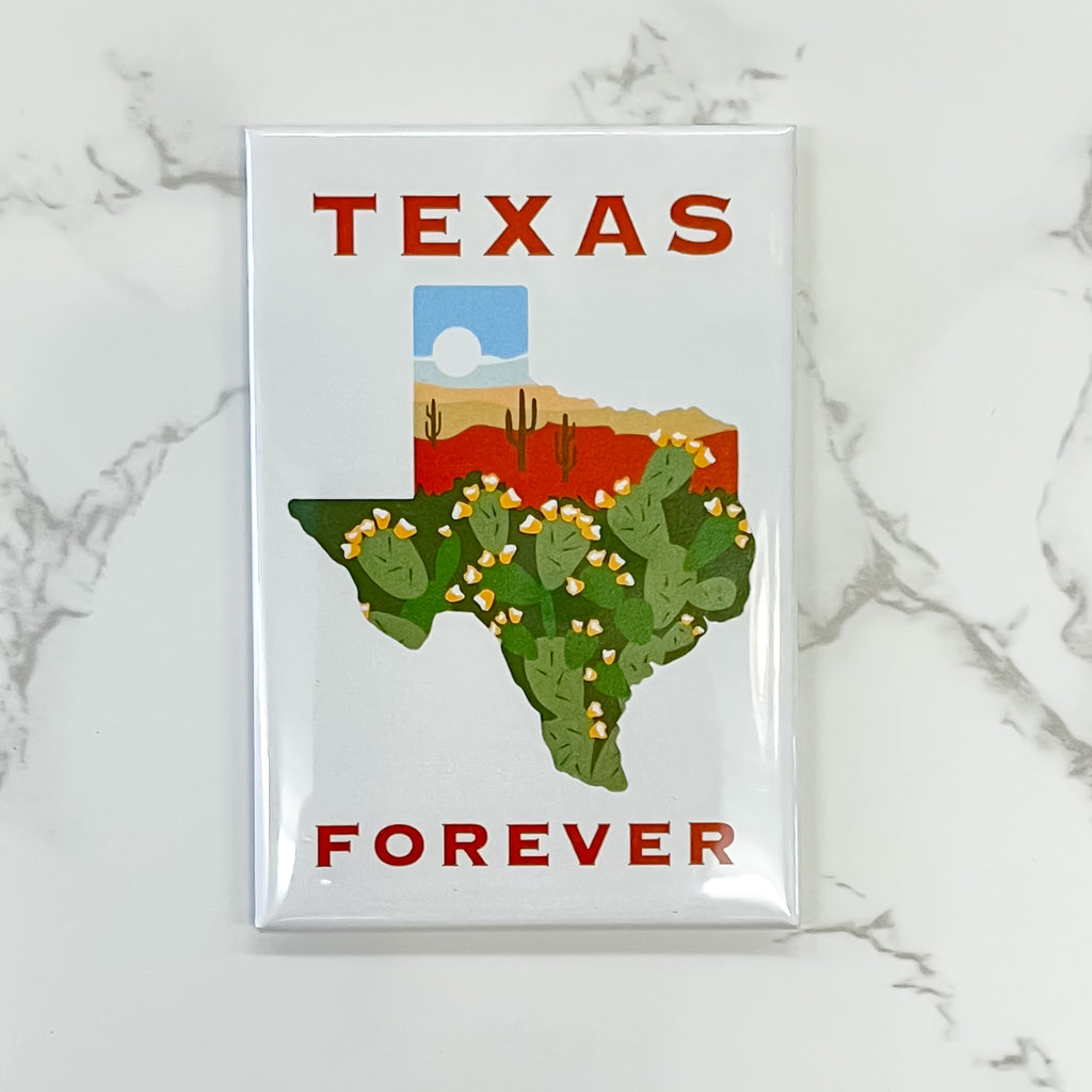 Texas Forever Magnet - Lyla's: Clothing, Decor & More - Plano Boutique
