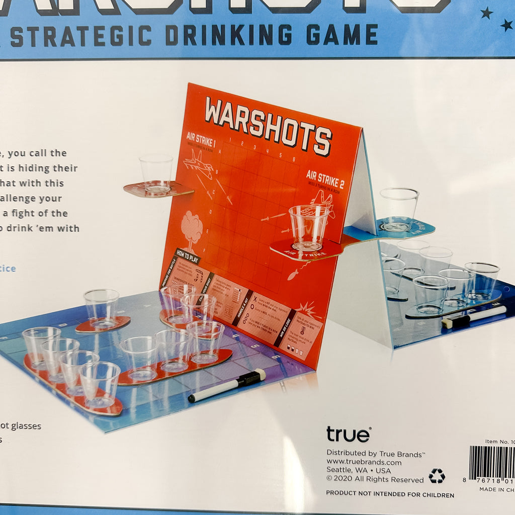 Warshots: A Strategic Drinking Game - Lyla's: Clothing, Decor & More - Plano Boutique