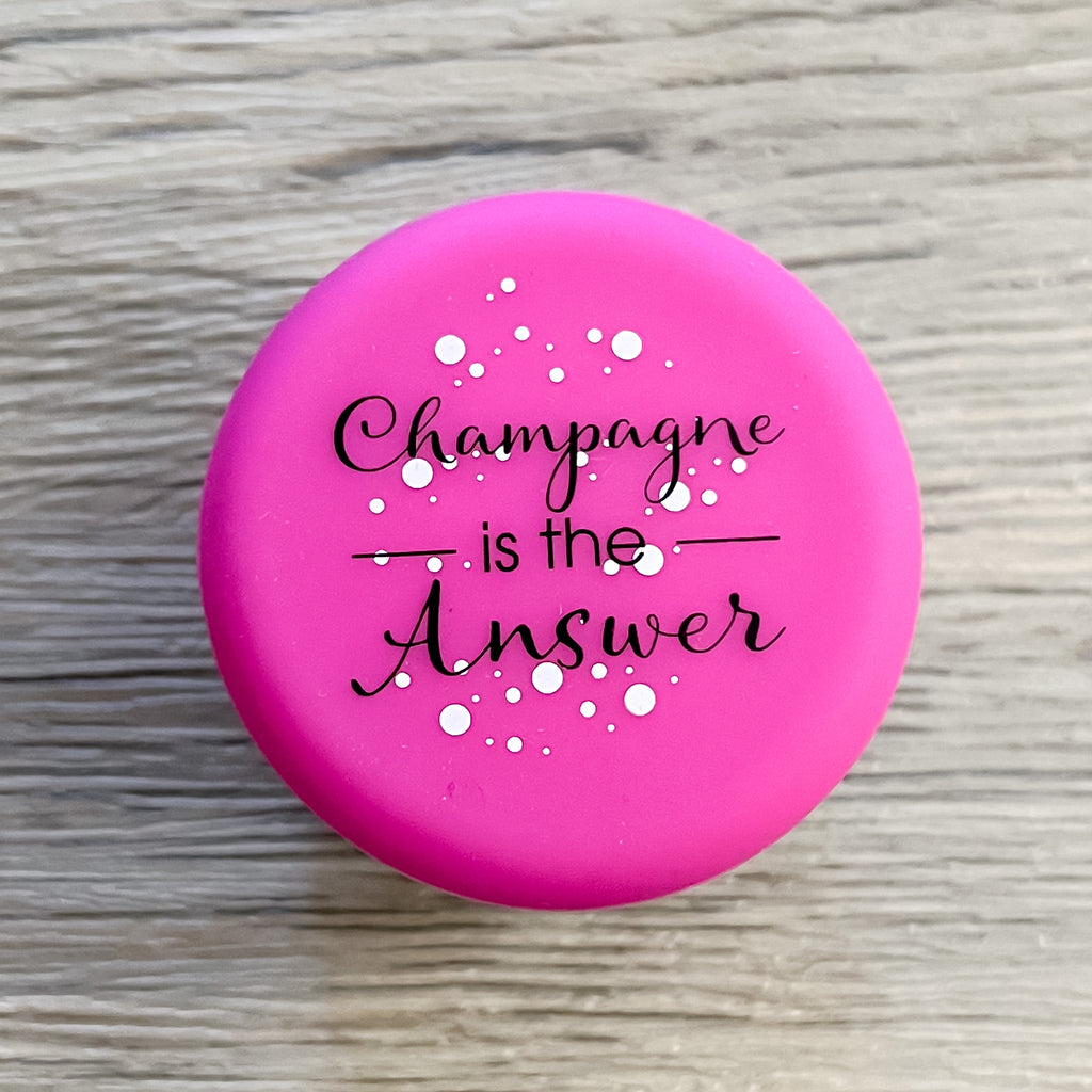 Champagne is the Answer Champagne Sealer - Lyla's: Clothing, Decor & More - Plano Boutique