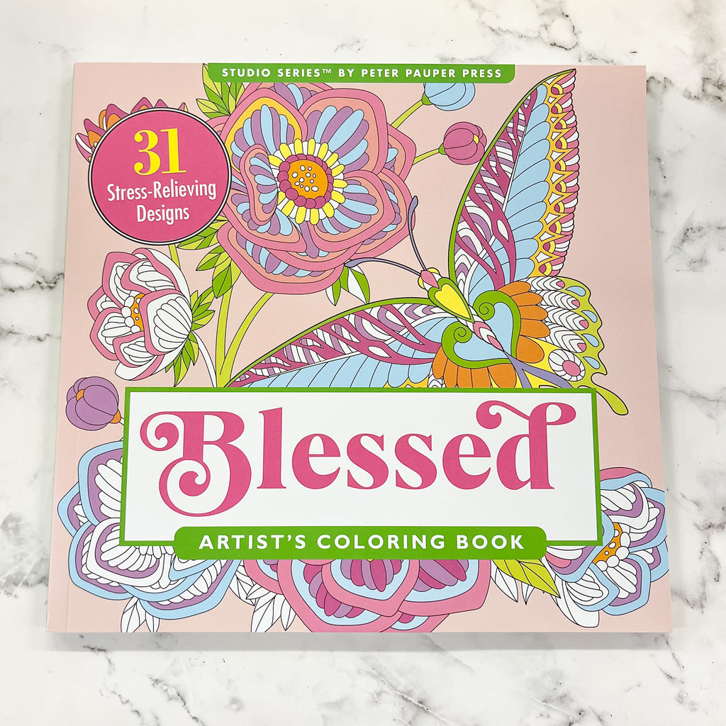 Blessed Artist's Coloring Book - Lyla's: Clothing, Decor & More - Plano Boutique