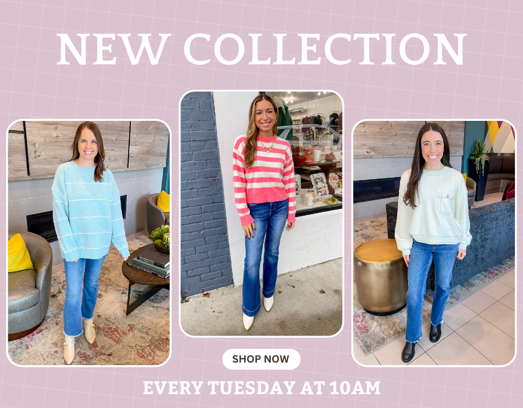 New arrivals drop every Tuesday at Lyla’s Clothing & Gifts! Shop the latest styles in Downtown Plano, Rockwall, or online. Find fresh outfit inspo perfect for every woman’s wardrobe!