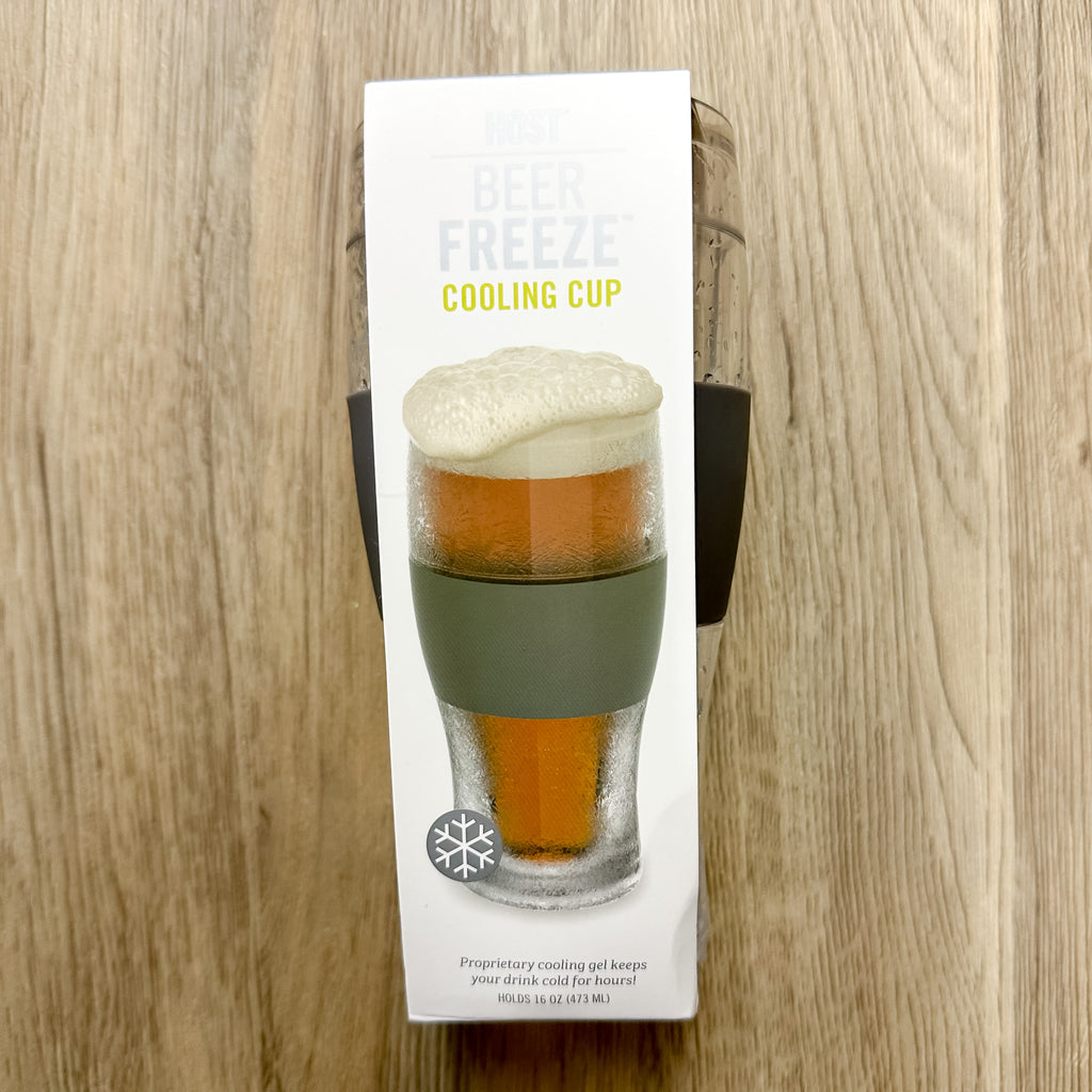 HOST Beer Freeze Pint Glass in Gray - Lyla's: Clothing, Decor & More - Plano Boutique