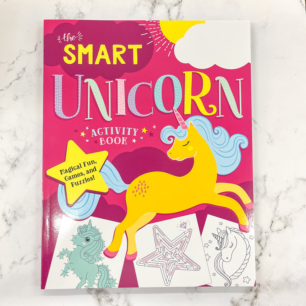 The Smart Unicorn Activity Book: Magical Fun, Games, and Puzzles! - Lyla's: Clothing, Decor & More - Plano Boutique