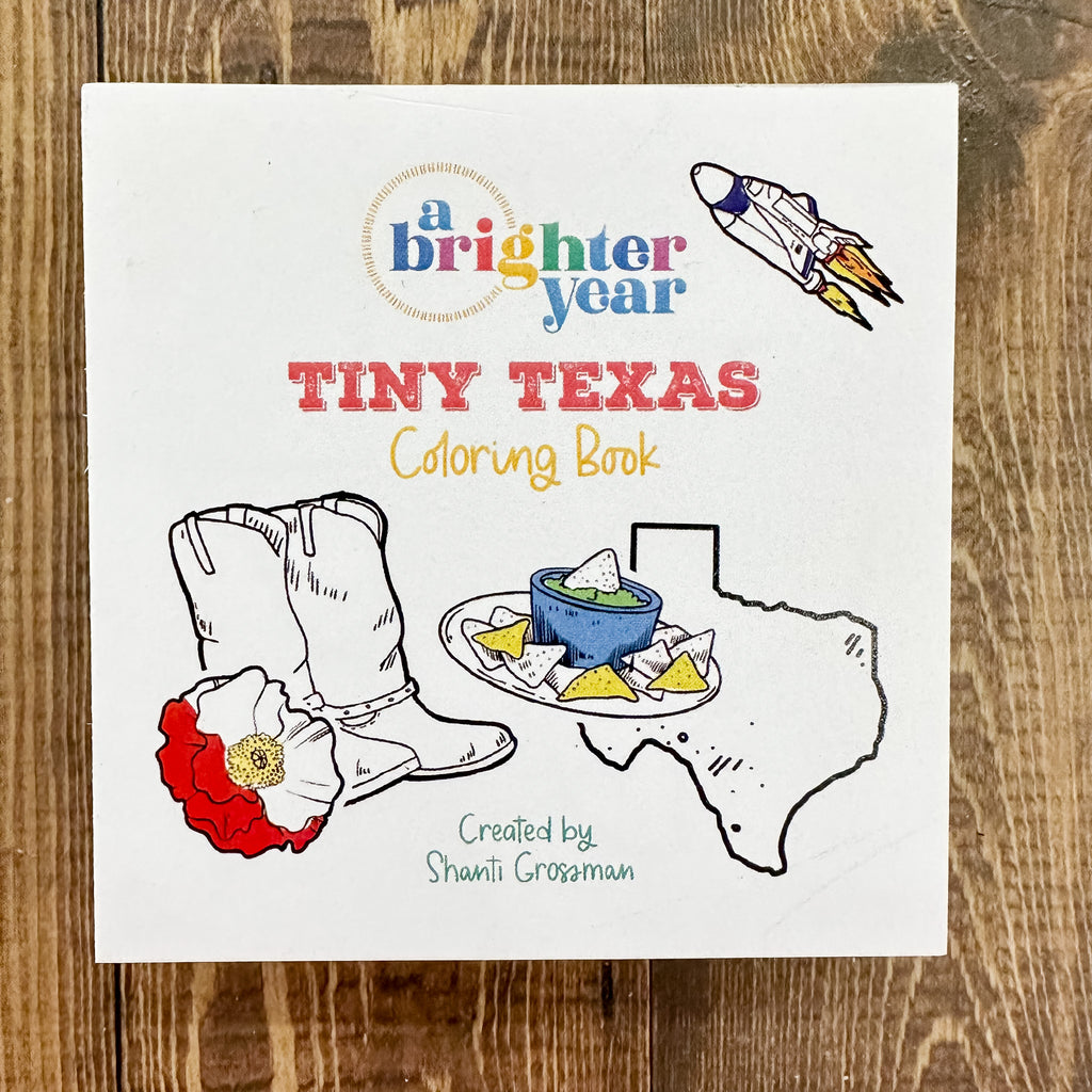 Tiny Texas Mini Coloring Book - Lyla's: Clothing, Decor & More - Plano Boutique